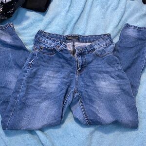 skinny low rise jeans